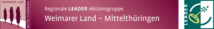 Kopfbild Regionale LEADER - Aktionsgruppe Weimarer Land -
Mittelthüringen e.V.