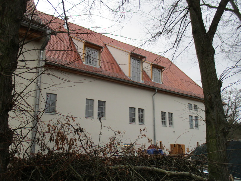 Sanierung der Westfassade, Bild: RAG Weimarer Land - Mittelthüringen e.V.